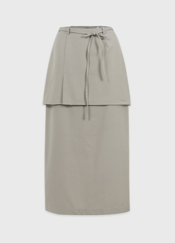 Aaron Layered Long Skirt