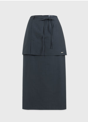 Aaron Layered Long Skirt