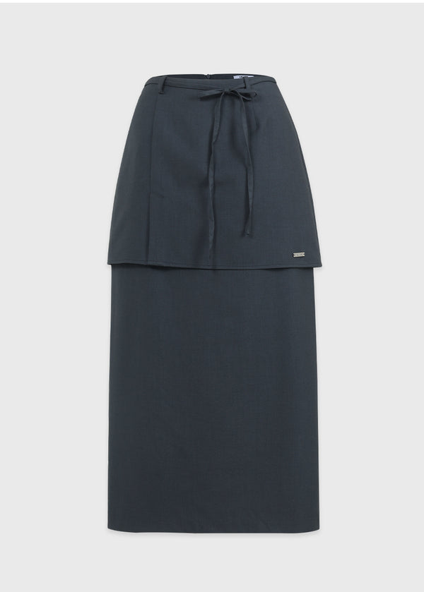 Aaron Layered Long Skirt