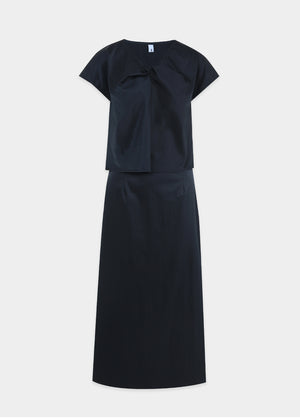 After glow Twist Blouse-Long Skirt Setup
