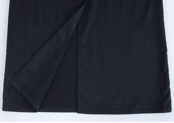After glow Twist Blouse-Long Skirt Setup