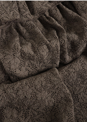 Agata Suede Cancan Mini Skirt