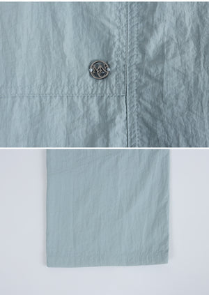 Barbet Line Nylon Wide Pants