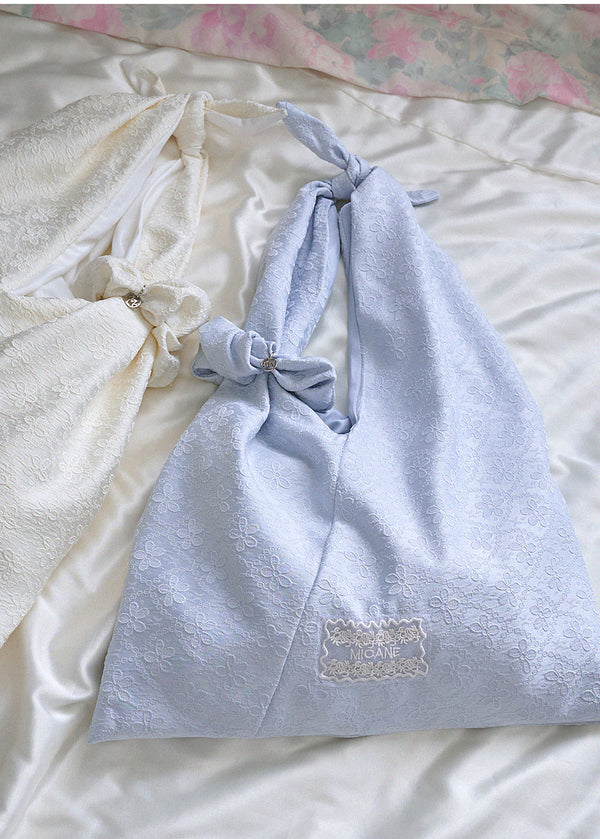 Bassie Lace Scrunch Hobo Bag