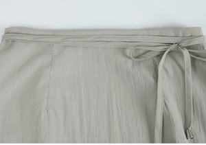 Beguile Unbalance Strap Long Skirt