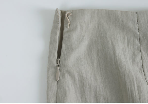 Beguile Unbalance Strap Long Skirt