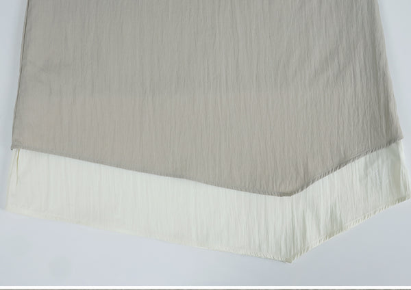 Beguile Unbalance Strap Long Skirt