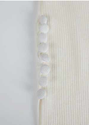 Belita Hairy Knit-Wool Sleeveless Setup