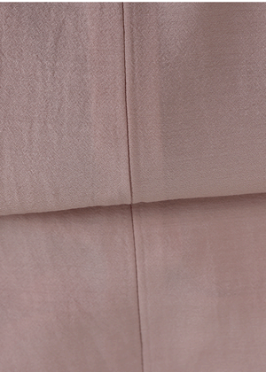 Billowy Flat-Collar Wrap Blouse