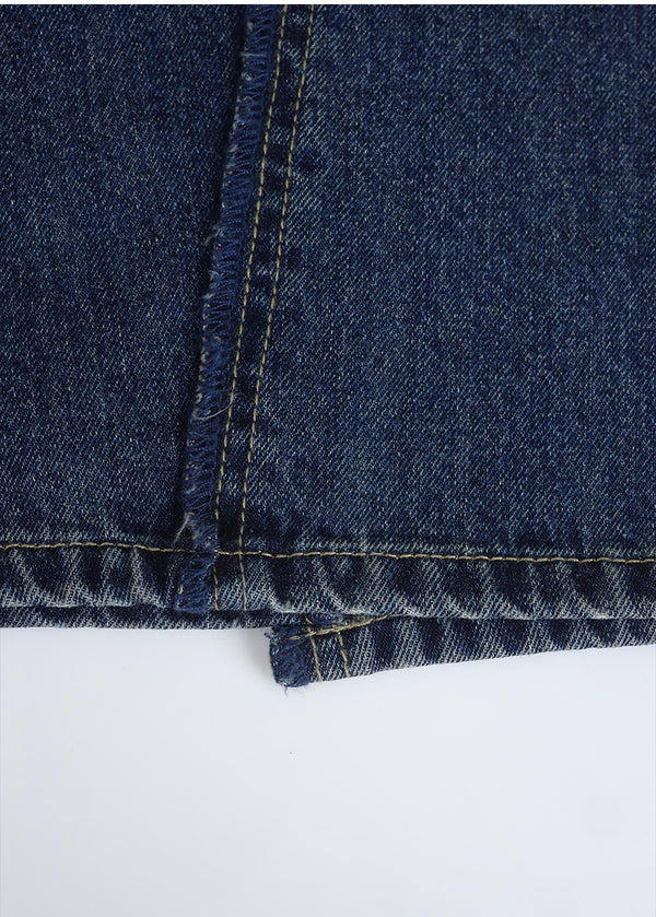 Blake Fringe Line Wide Denim Pants