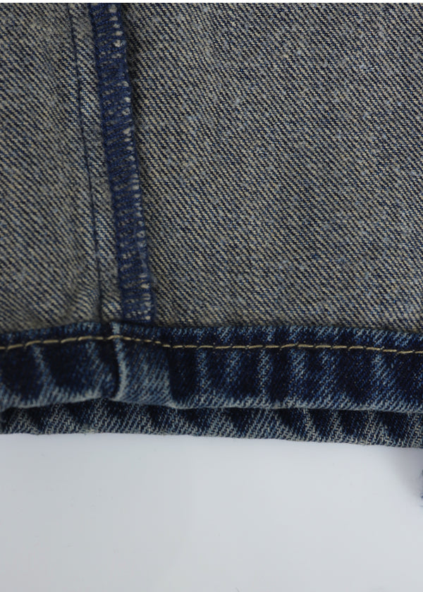 Blake Fringe Line Wide Denim Pants