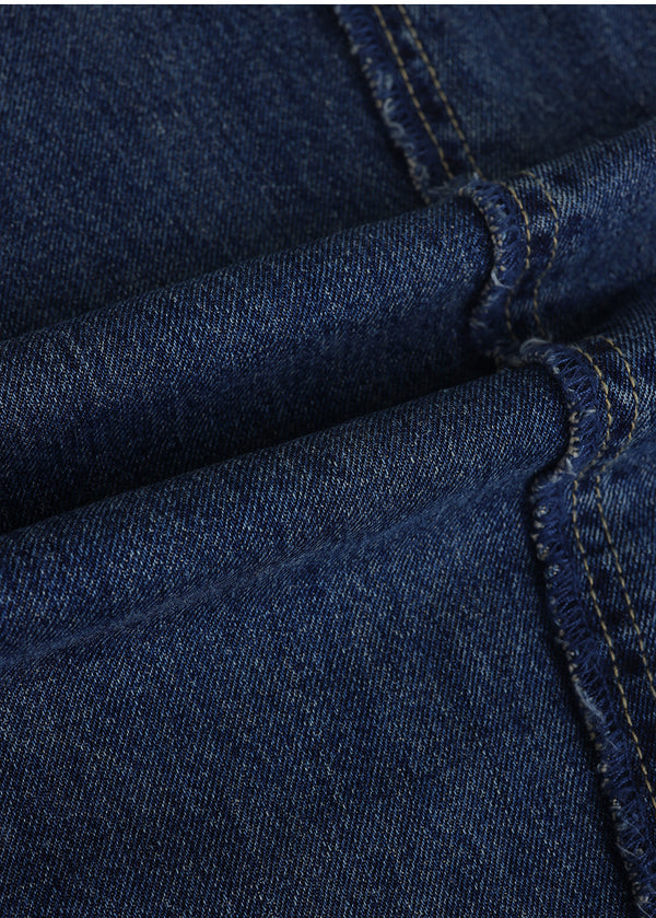 Blake Fringe Line Wide Denim Pants