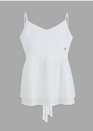 Bling Lace Strap Bustier