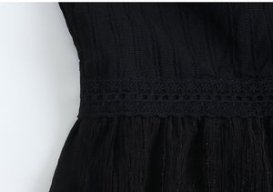 Bling Lace Strap Bustier