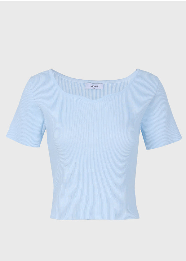 Blossom Heart-Boat neck Knit