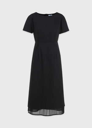 Bonita Chiffon Layered Long Dress