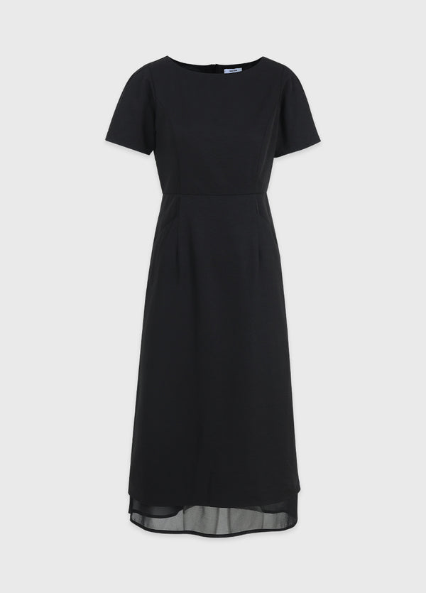 Bonita Chiffon Layered Long Dress
