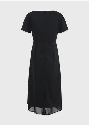 Bonita Chiffon Layered Long Dress