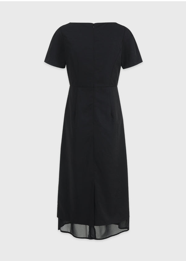 Bonita Chiffon Layered Long Dress
