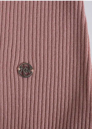 Bouquet Heart Neck Knit Sora