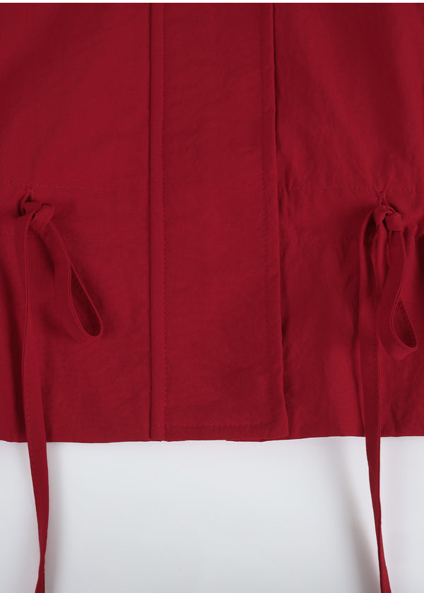 Crisp String Windbreaker