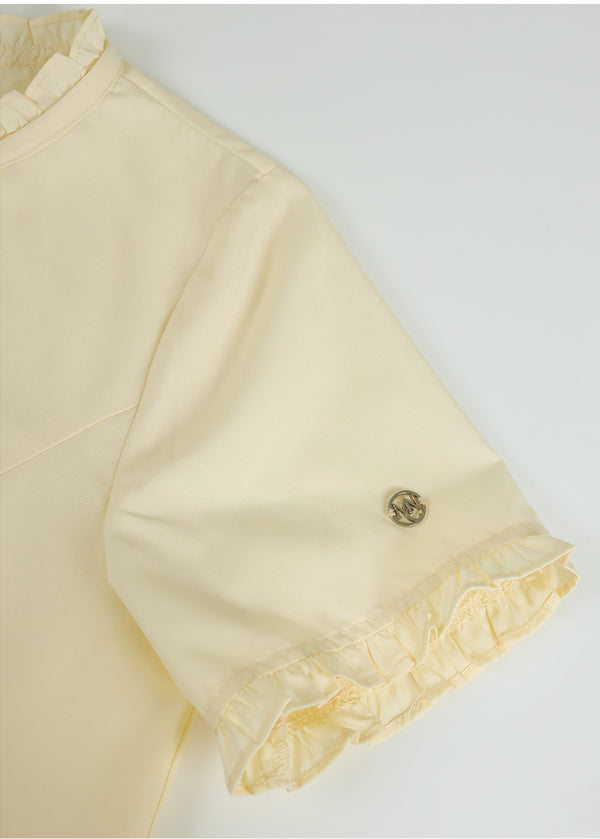 Dana Frill Ribbon Blouse