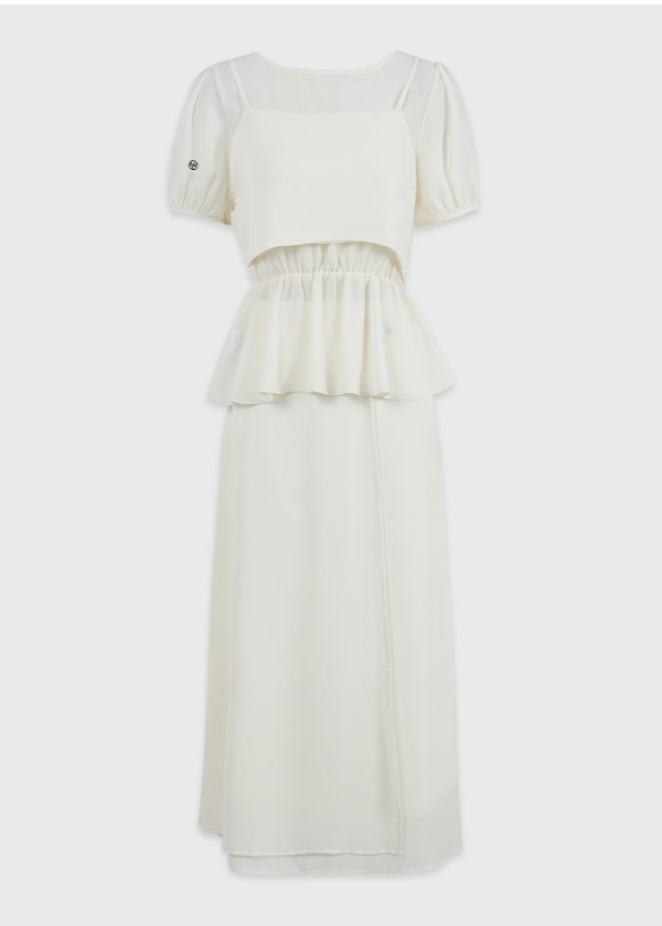 Daria Chiffon Blouse-Bustier Setup