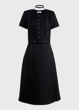 Darlene Tweed Tie Jacket