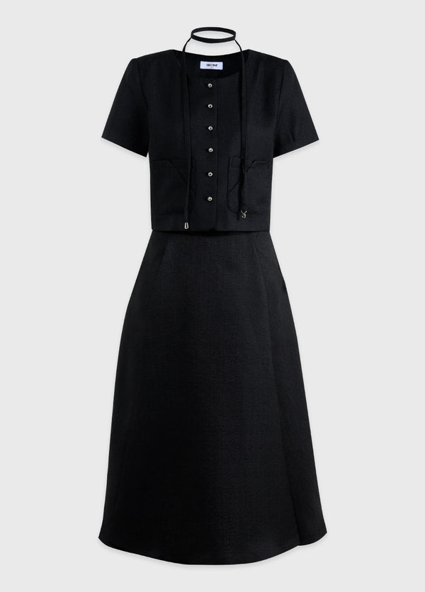 Darlene Tweed Tie Jacket