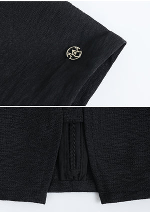 Deep Square Neck Blouse-Long Skirt Setup