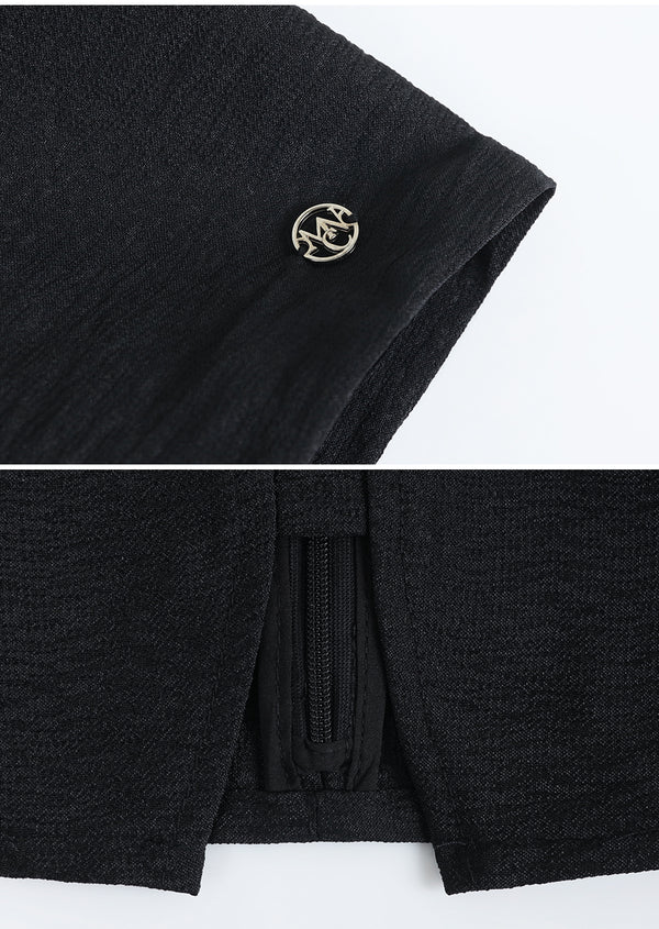 Deep Square Neck Blouse-Long Skirt Setup