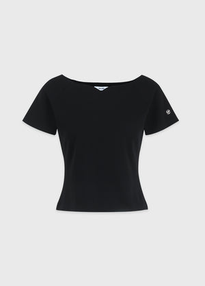 Dia Heart-Boat neck Tee
