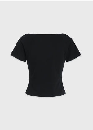 Dia Heart-Boat neck Tee