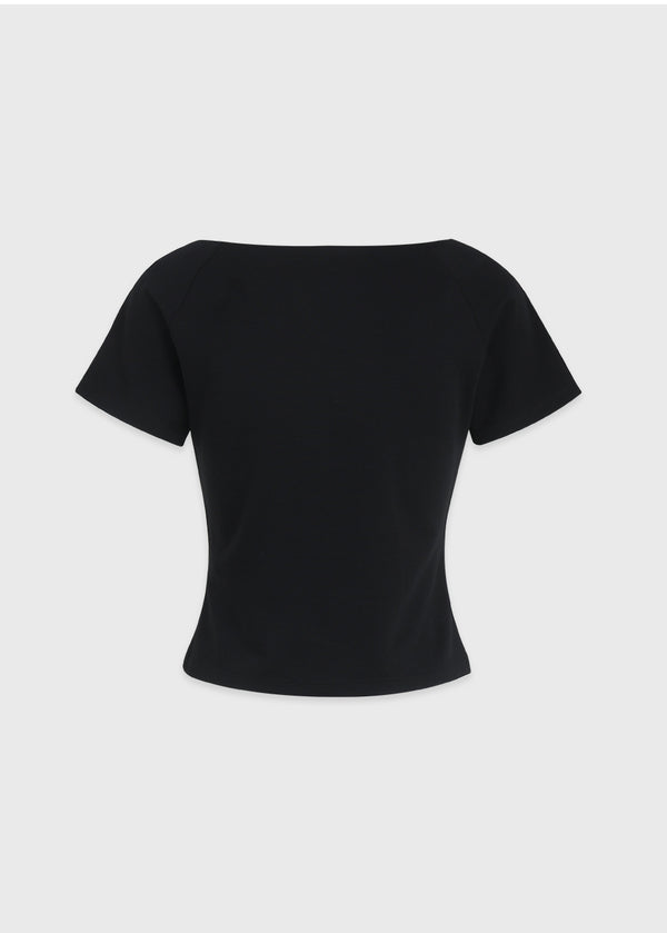 Dia Heart-Boat neck Tee