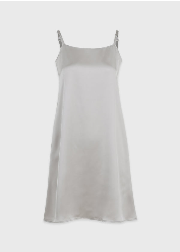 Dina Fur Cardigan- Satin Dress Setup