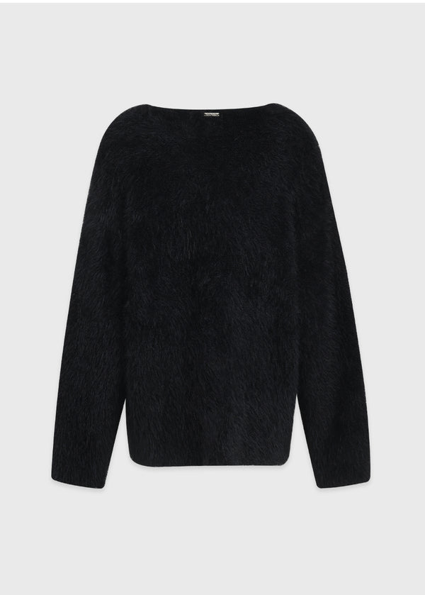 Dina Fur Cardigan- Satin Dress Setup