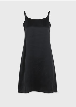 Dina Fur Cardigan- Satin Dress Setup