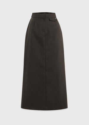 Draw Bizo Long Skirt