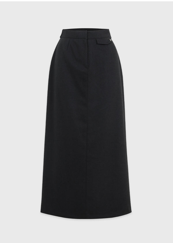 Draw Bizo Long Skirt
