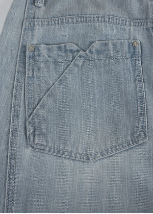Drew Line Wide Denim Pants