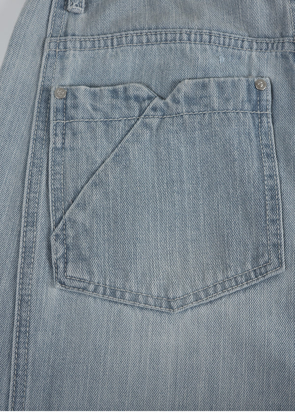 Drew Line Wide Denim Pants