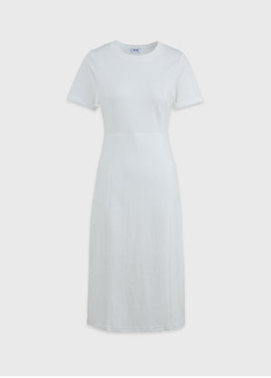 Easy Cotton Slit Long Dress