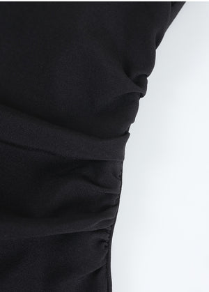 Elodie Bustier Dress-Cape Setup