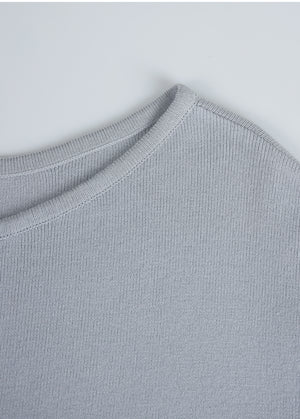 Evelyn Boat Neck Flare Knit