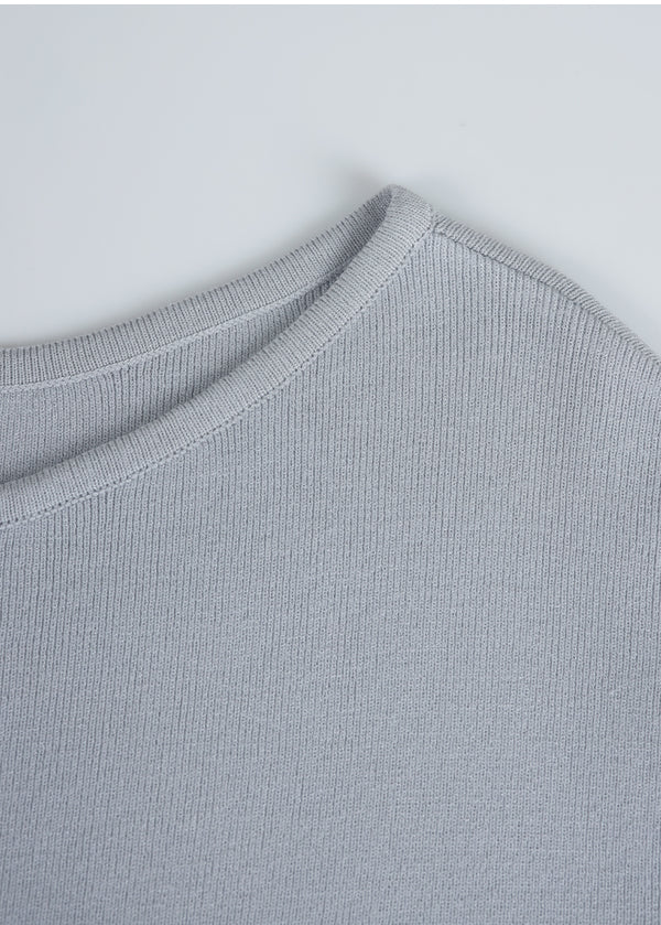 Evelyn Boat Neck Flare Knit