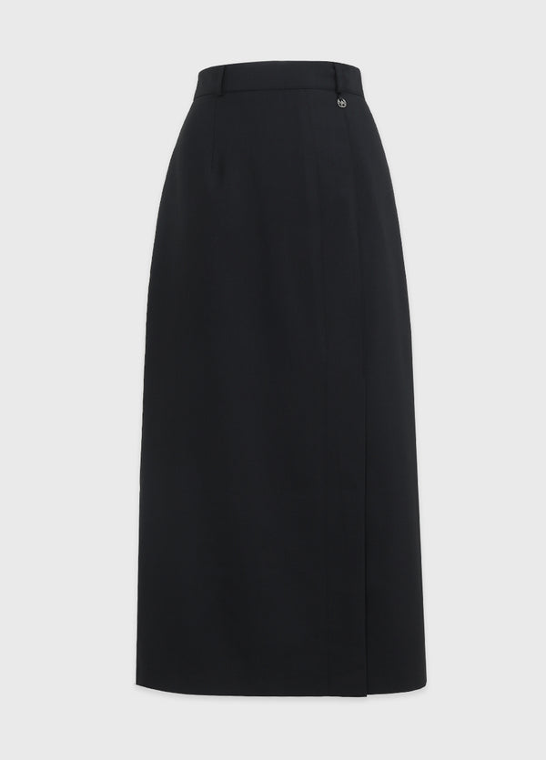 Fine Silt Maxi Skirt Cream