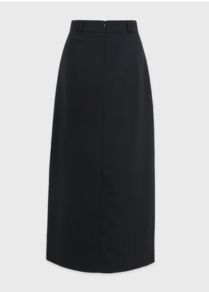 Fine Silt Maxi Skirt Cream