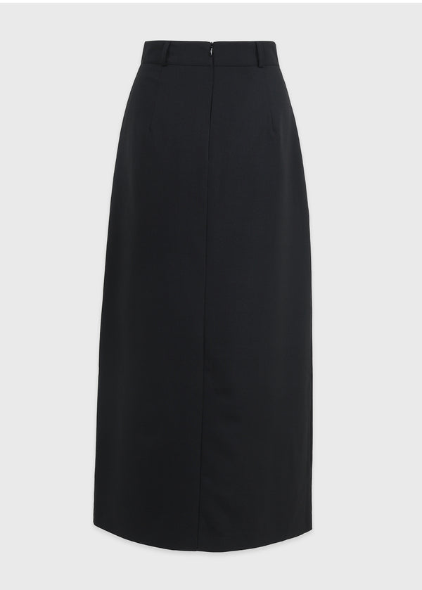 Fine Silt Maxi Skirt Cream