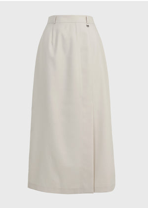Fine Silt Maxi Skirt Cream