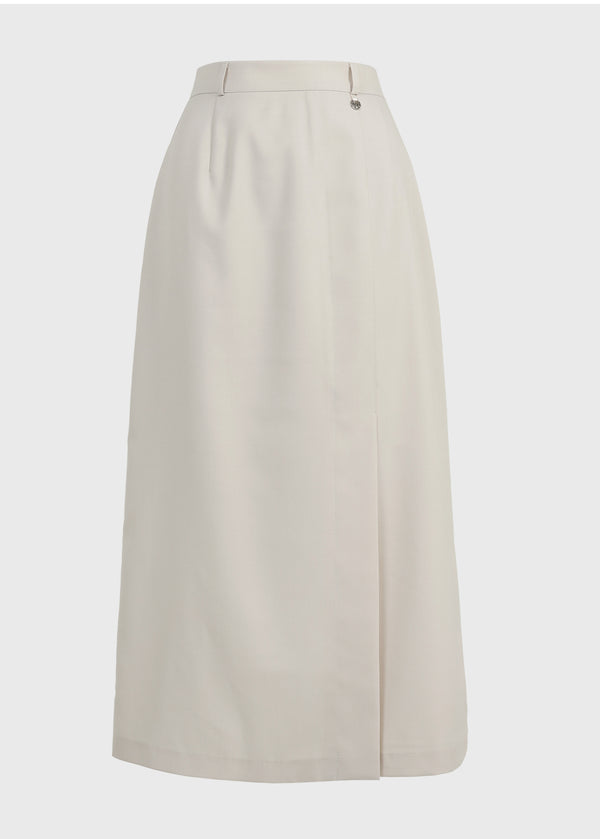Fine Silt Maxi Skirt Cream